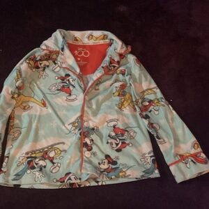 Disney Kids Raincoat - Light Blue with Mickey Mouse Print